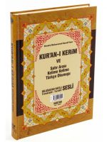 Kuran'ı Kerim Haktan Yayınları Cami 3'lü (Üç) Özellikli Arapça Hat , Mealli